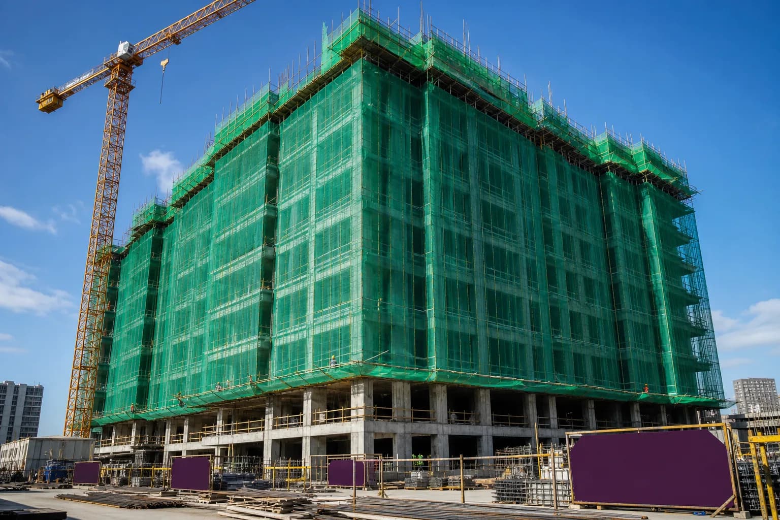 Construction Netting: Debris Control vs Fall Protection