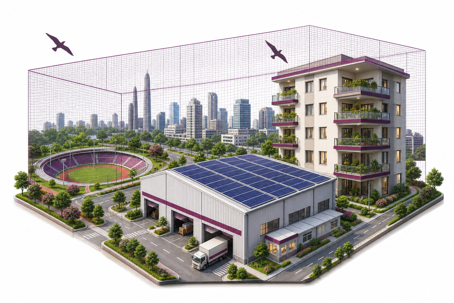 ProNet HDPE bird net product and application